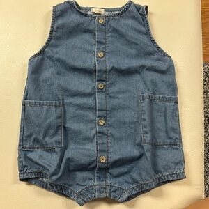 Lil legs denim romper size 18m